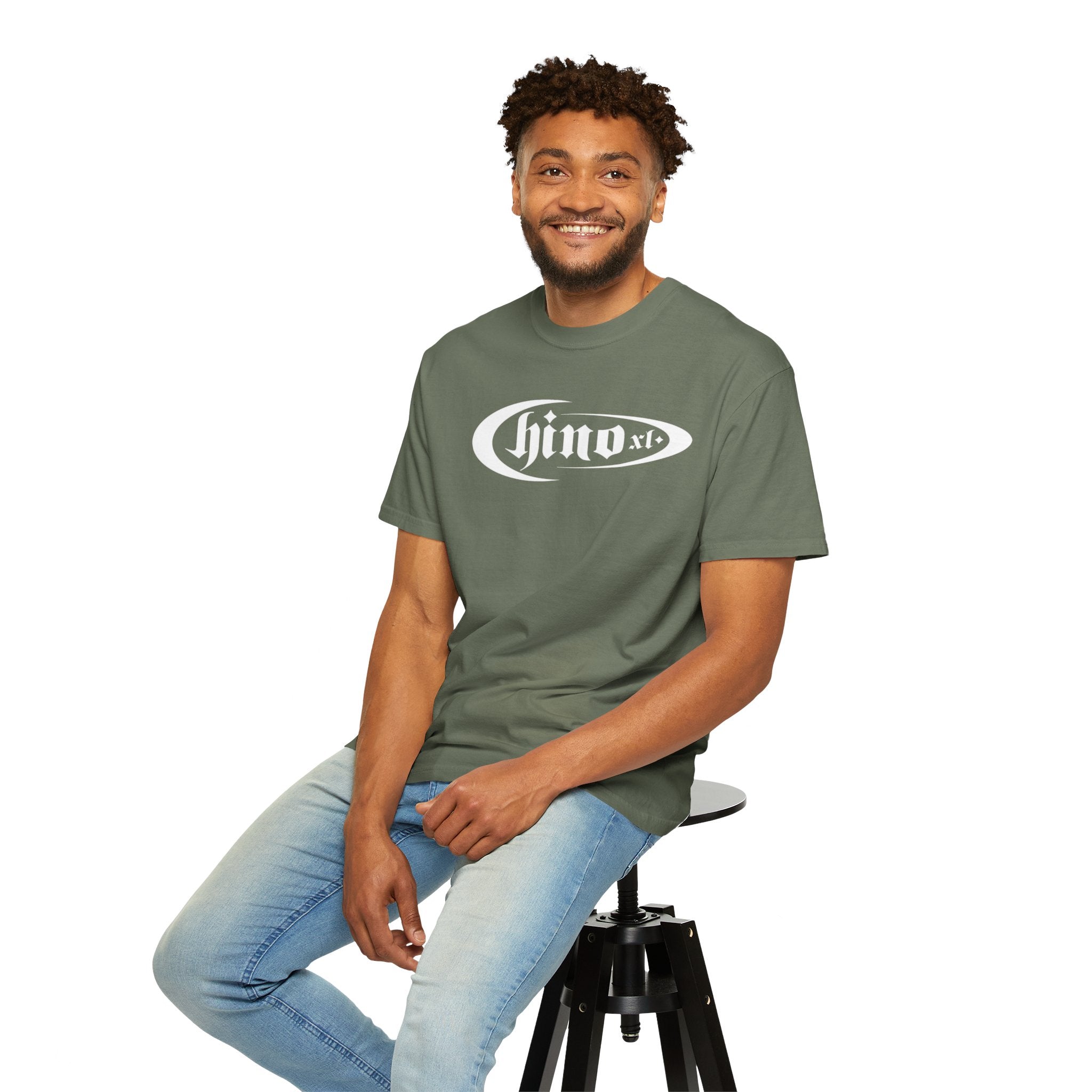 The Chino XL White Logo Tee