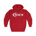 The Chino XL White Logo Zip Up Hoodie