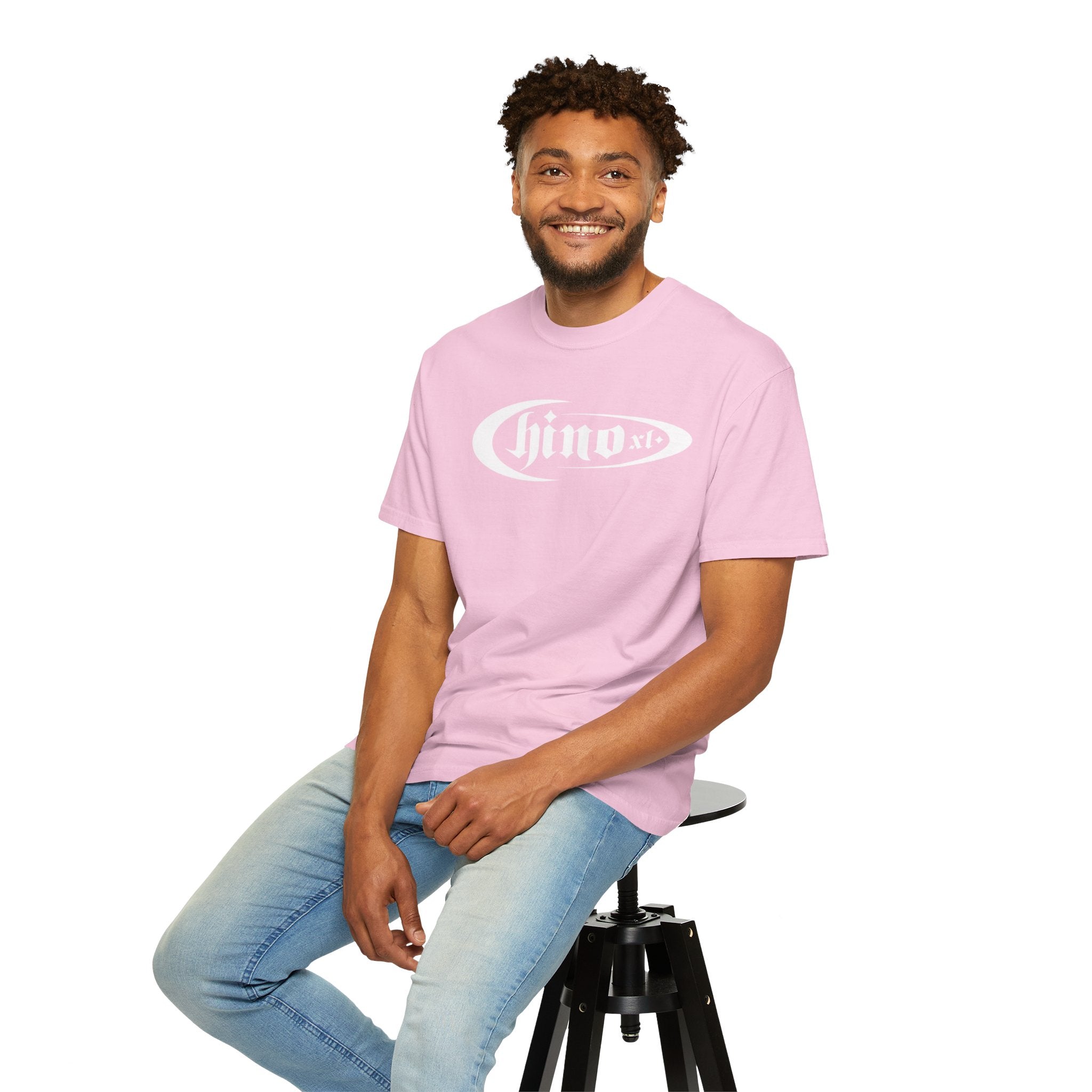 The Chino XL White Logo Tee