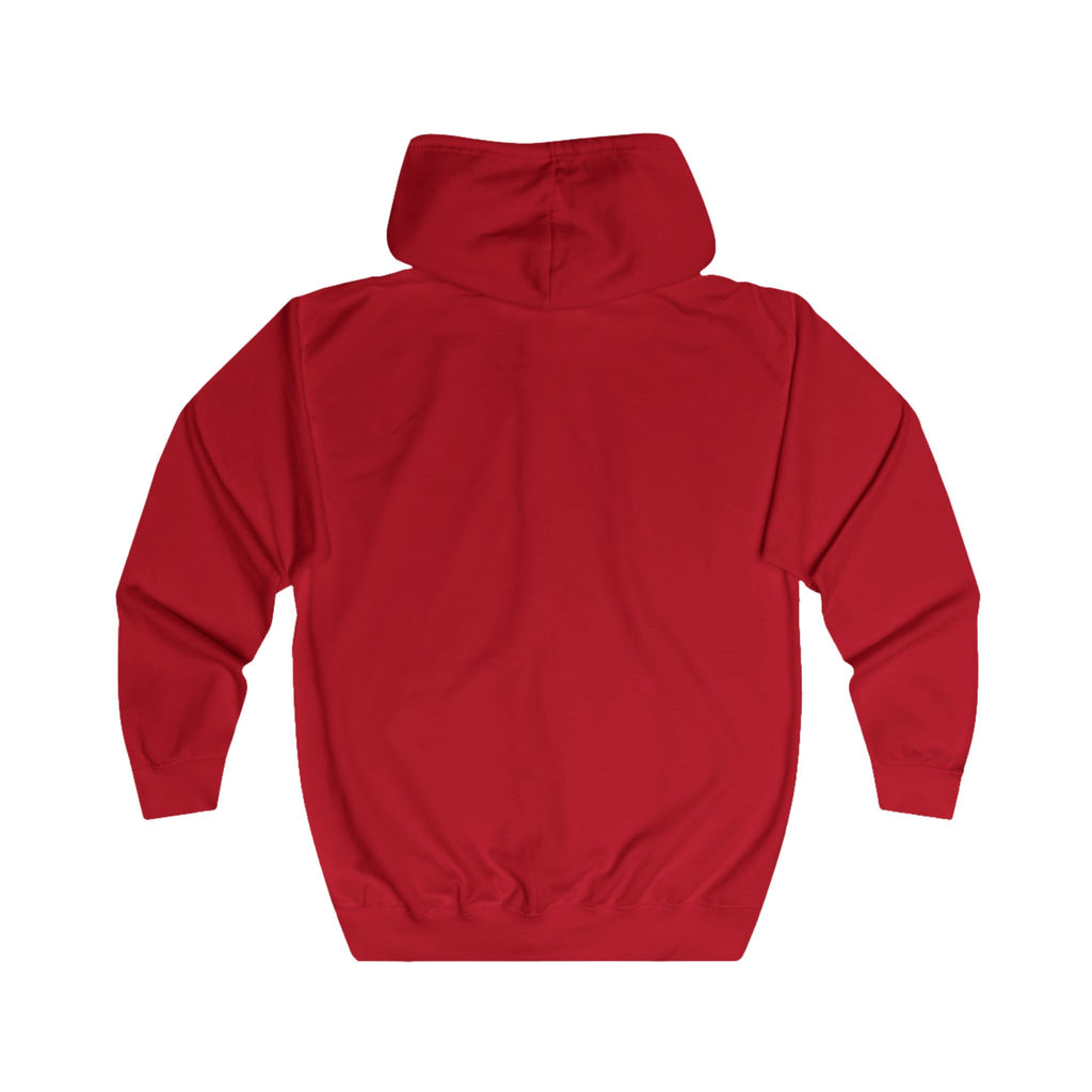 The Chino XL White Logo Zip Up Hoodie